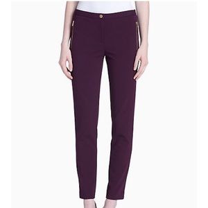 Calvin Klein Scuba Crepe Zip Pants